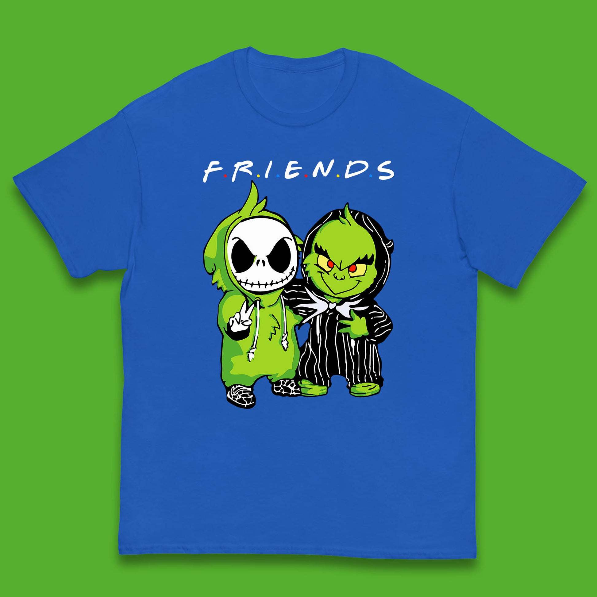 grinch and jack skellington t shirt