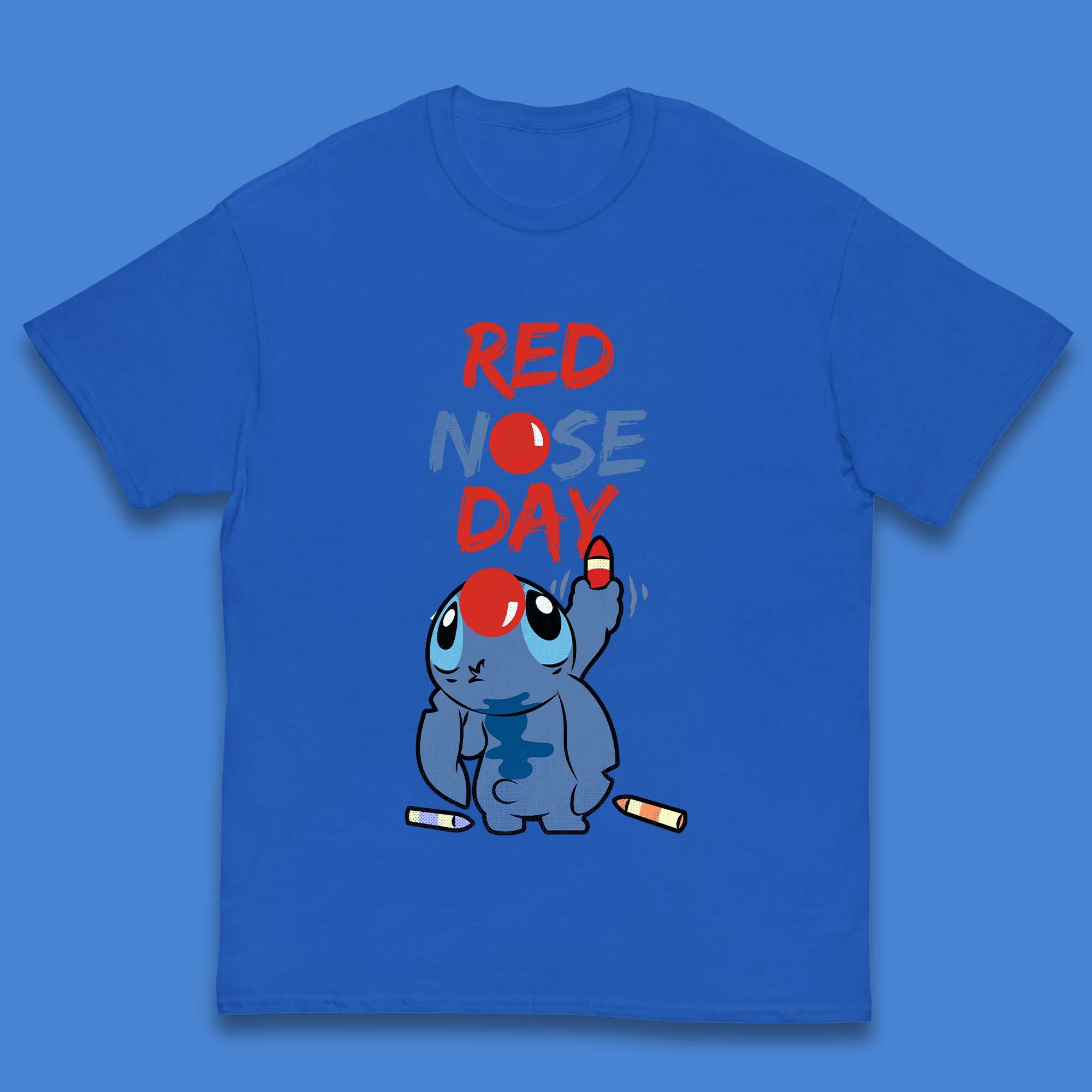 Red Nose Day Stitch Kids T-Shirt