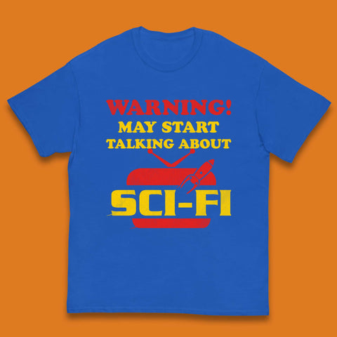 Warning Talking About Sci-Fi Kids T-Shirt