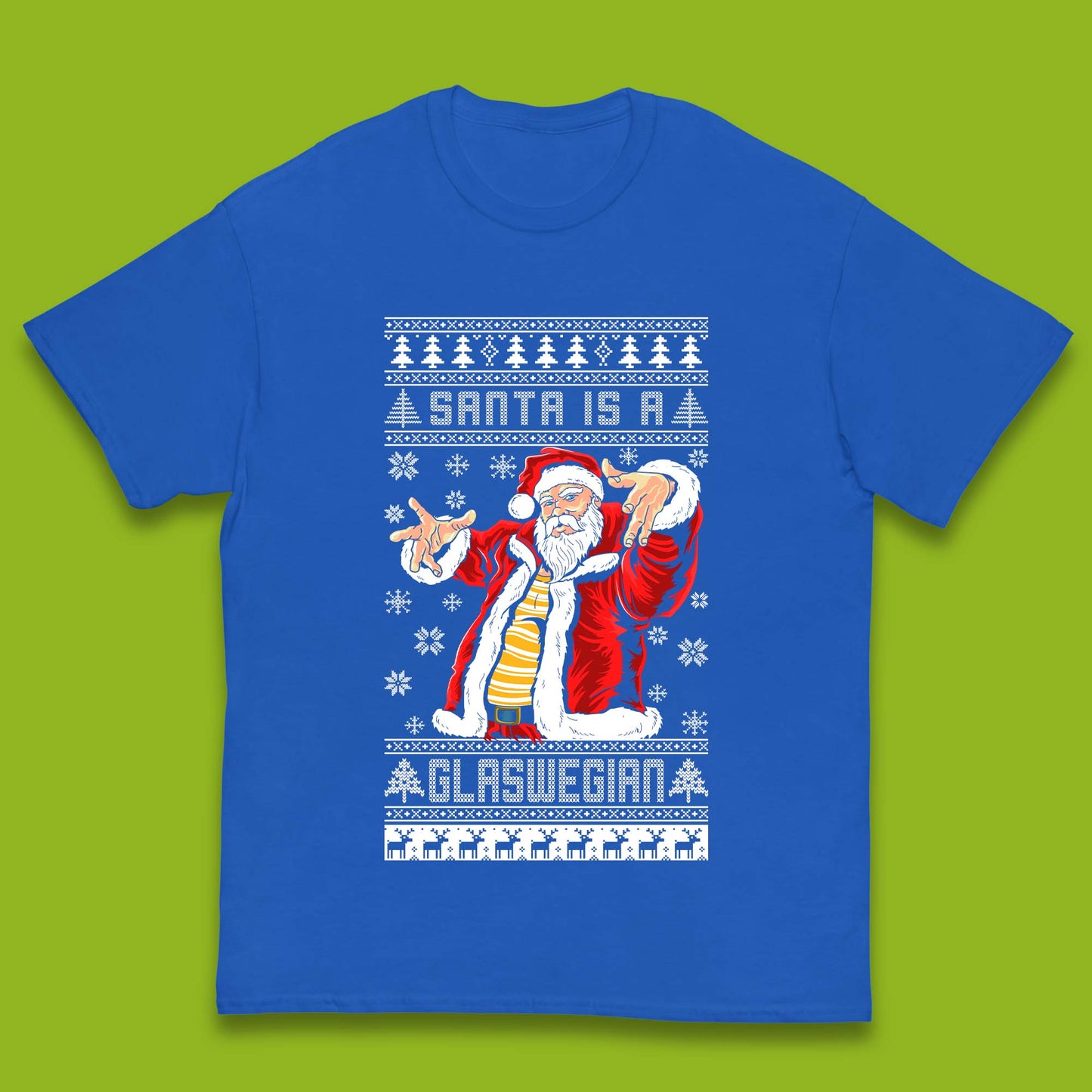 Santa Is A Glaswegian Christmas Kids T-Shirt