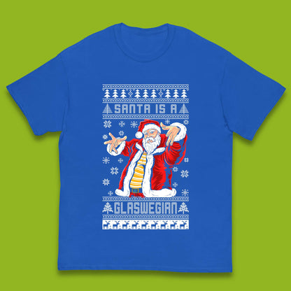 Santa Is A Glaswegian Christmas Kids T-Shirt