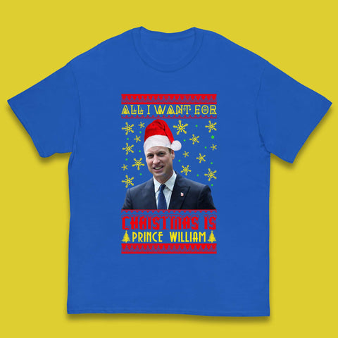 Want Prince William For Christmas Kids T-Shirt