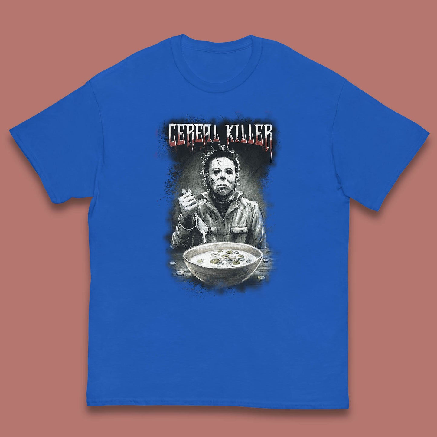 Michael Myers Cereal Killer Halloween Serial Killer Horror Movie Character Kids T Shirt