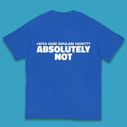 Kya Hum Ghulam Hain??? Absolutely Not Imran Khan Supporter Gift Kids T Shirt