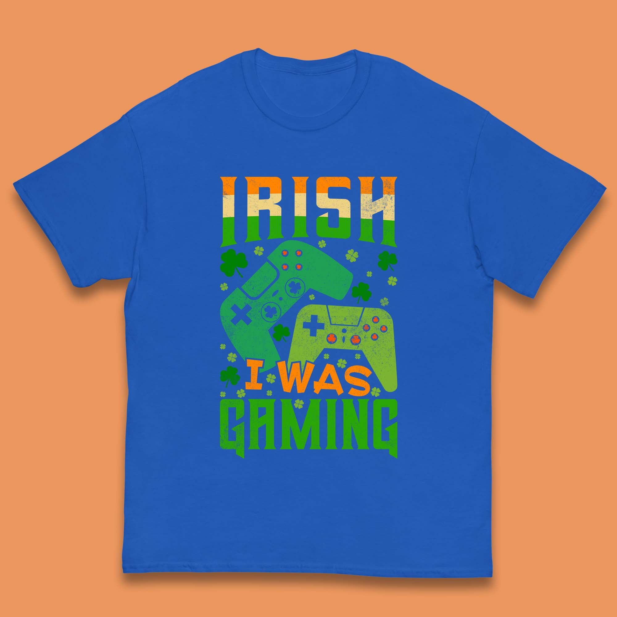 Irish I Was Gaming Kids T-Shirt