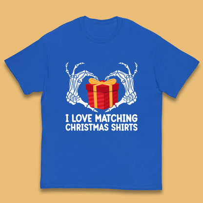 skeleton hands gift box christmas t shirt