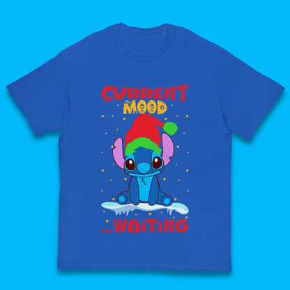 Current Mood Stitch Christmas Kids T-Shirt