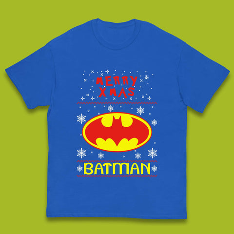 Merry Xmas Batman Kids T-Shirt
