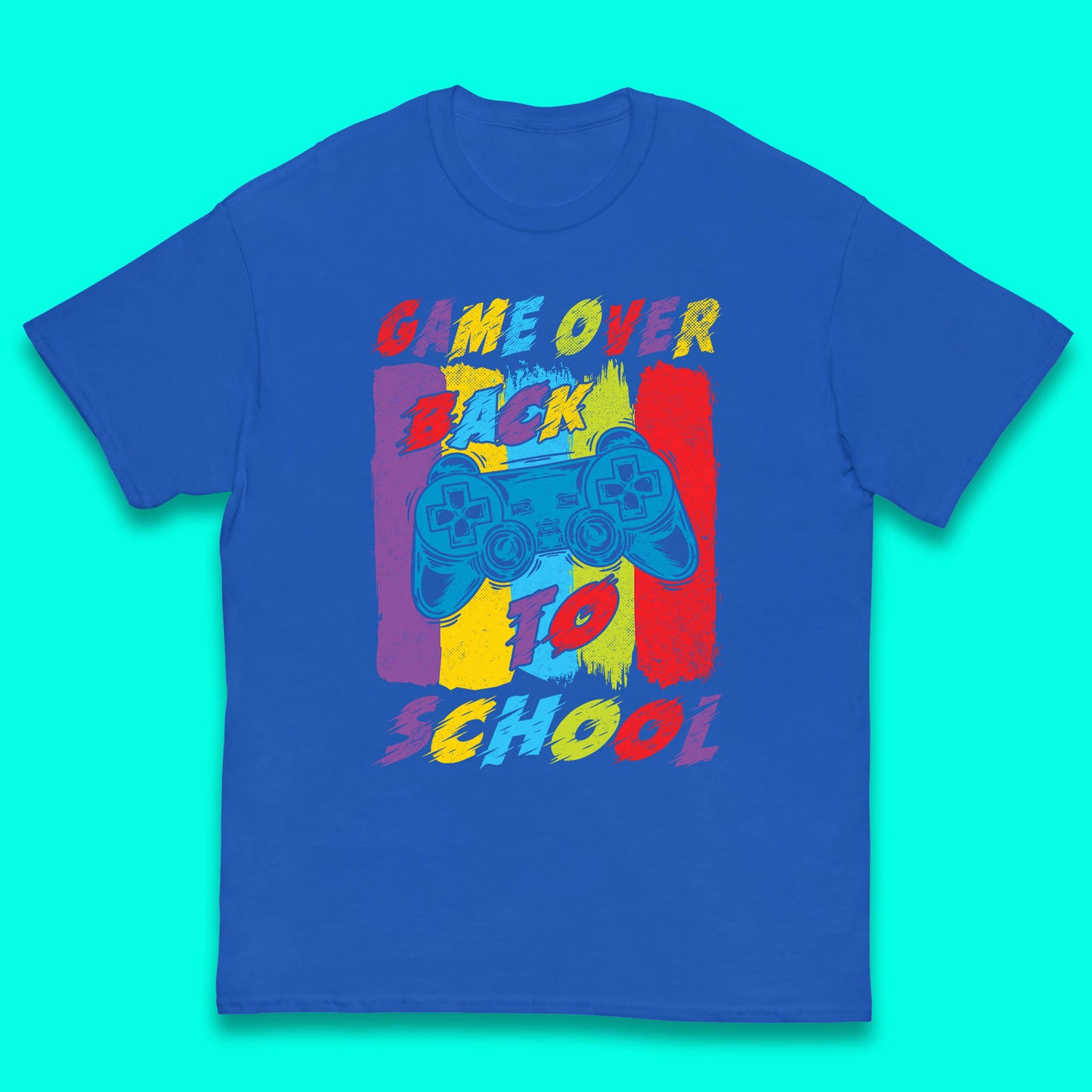 Game Over Return to the Halls of Learning Back To School Kids Study Gift Kids T Shirt