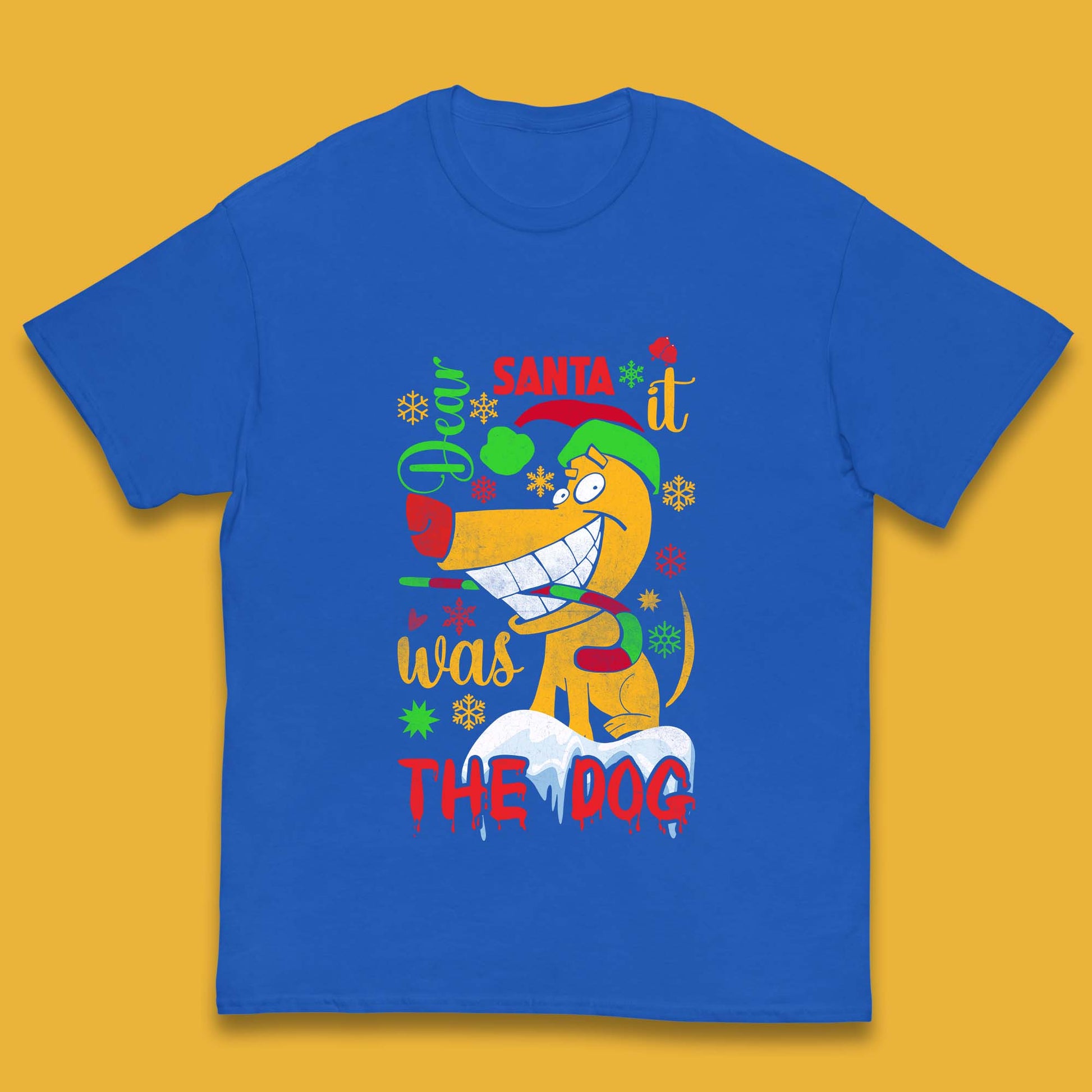 christmas dog t shirt