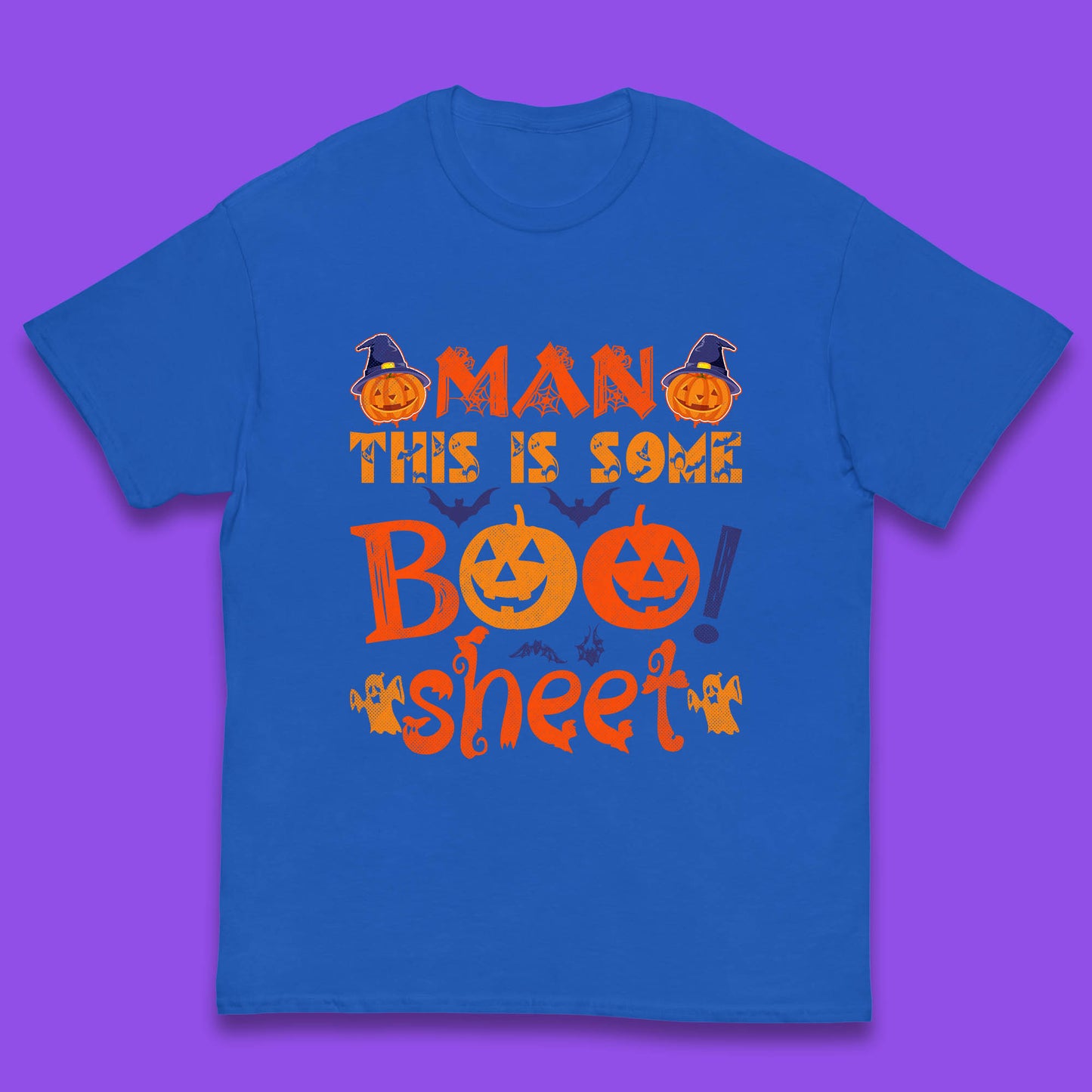 Man This Is Some Boo Sheet Funny Ghost Halloween Costume Kids T Shirt