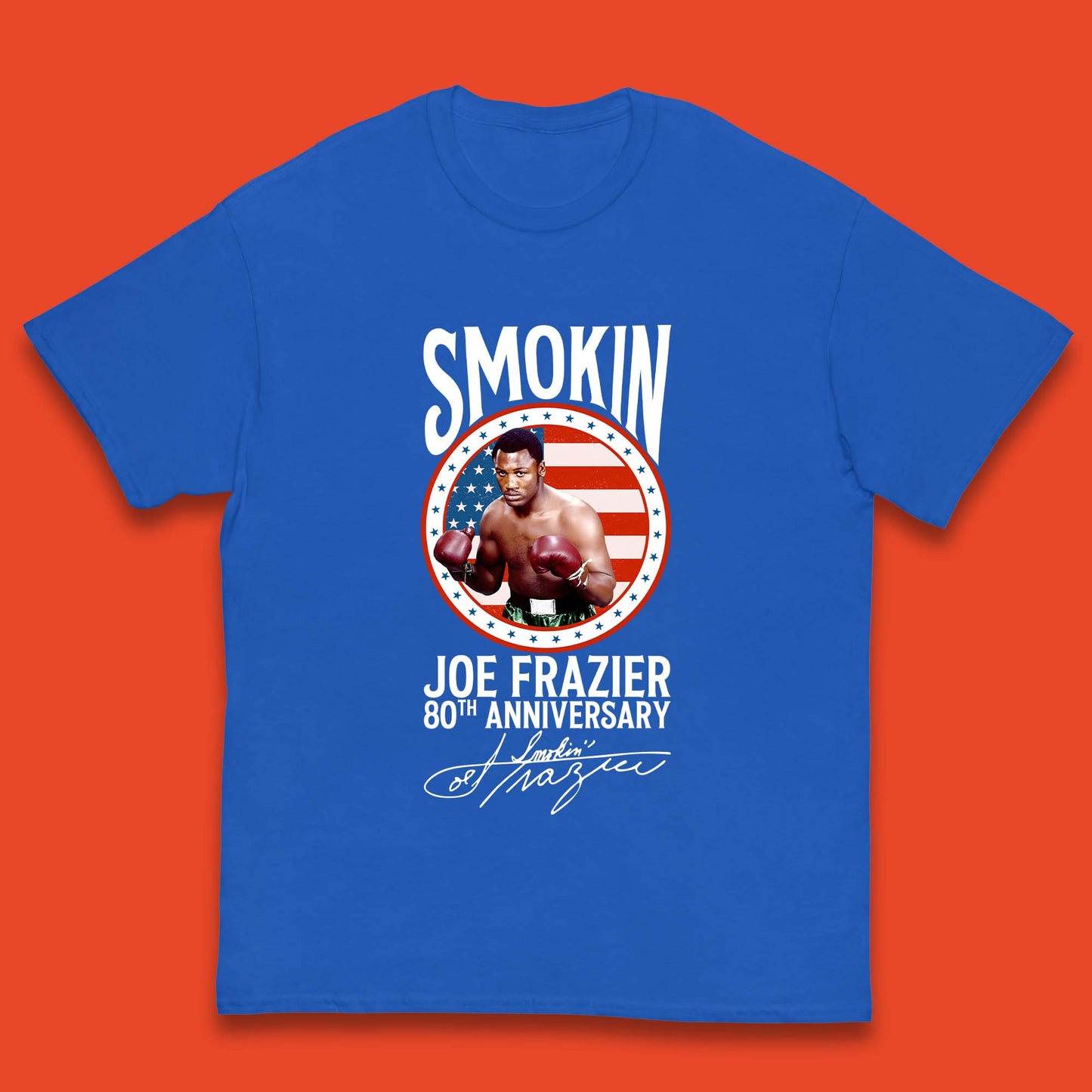 Smokin Joe Frazier 80th Anniversary Kids T-Shirt