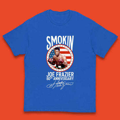 Smokin Joe Frazier 80th Anniversary Kids T-Shirt