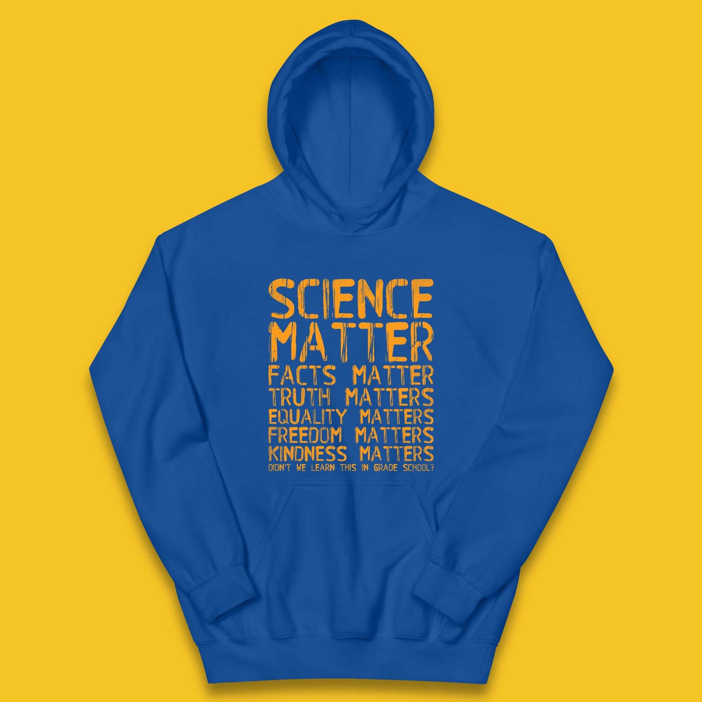 Science Matters Facts Matters Kids Hoodie