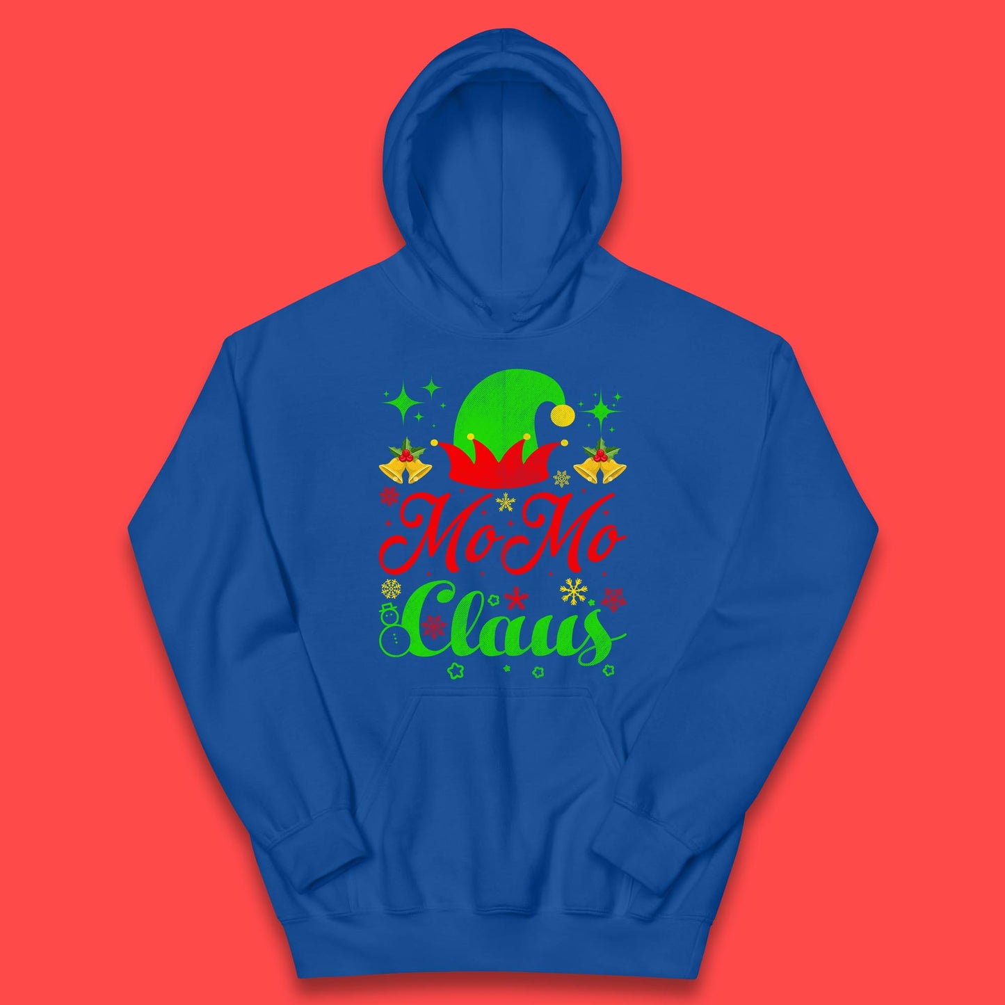 christmas momo claus elf hat hoodie