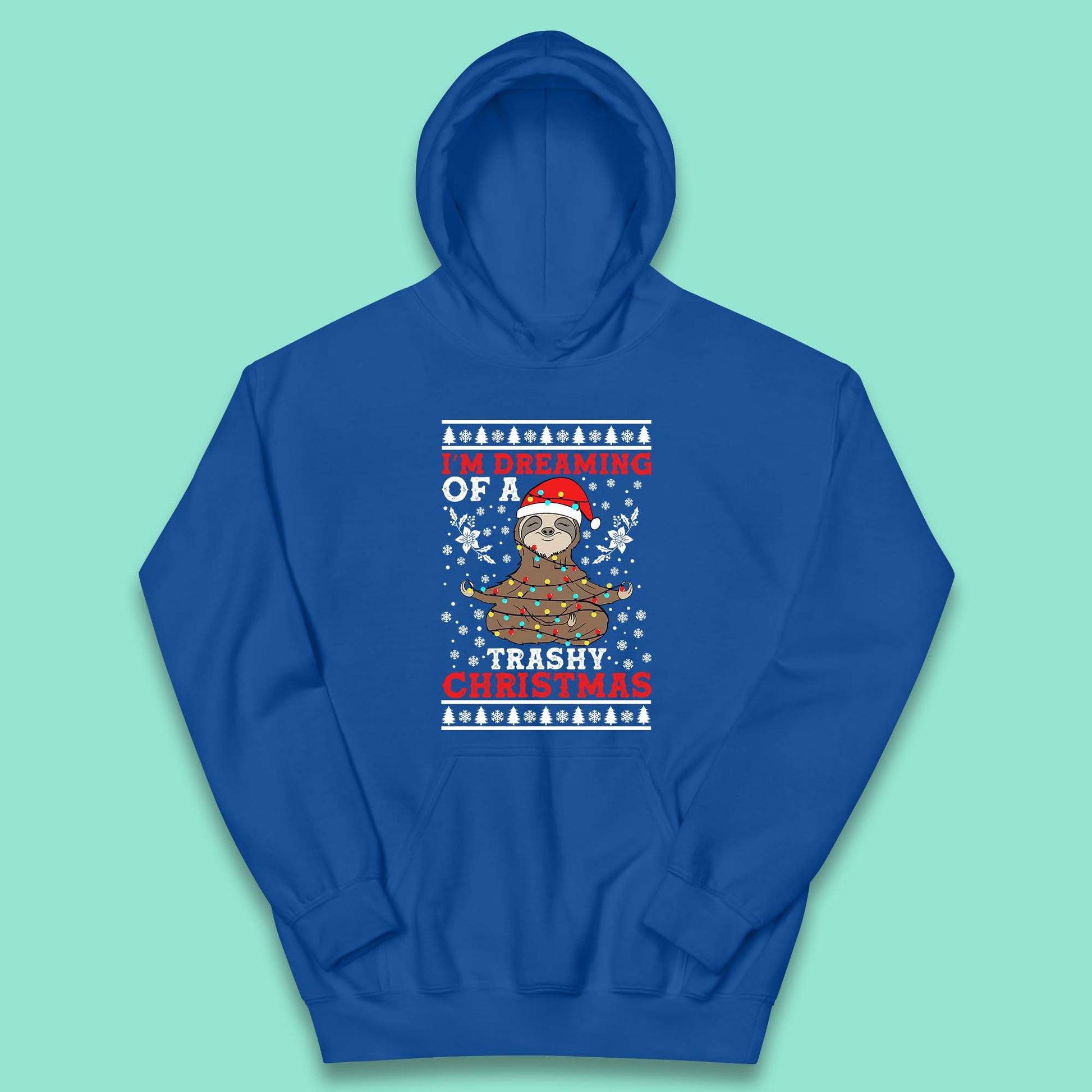 sloth christmas hoodie