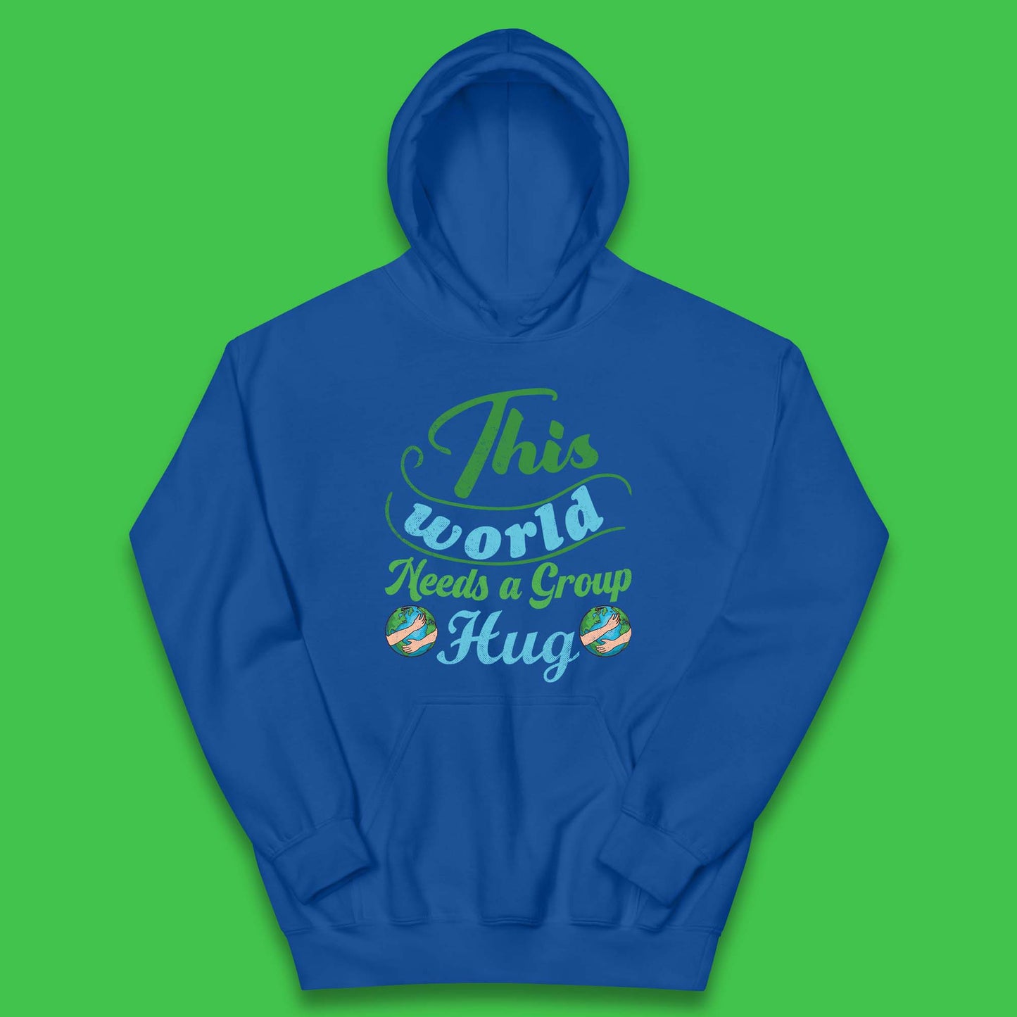 This World Needs A Group Hug Kids Hoodie