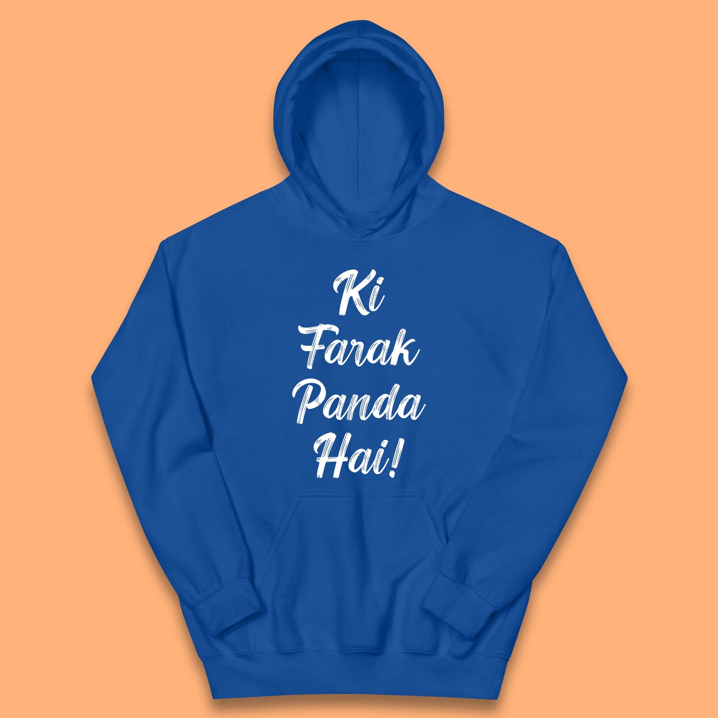 Ki Farak Panda Hai Funny Humorous Novelty Panda Parody Gift Kids Hoodie
