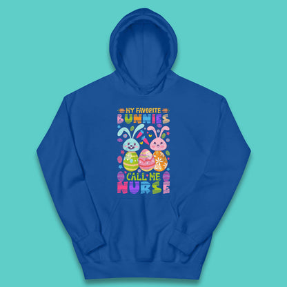 My Favorite Bunnies Call Me Nurse Kids Hoodie