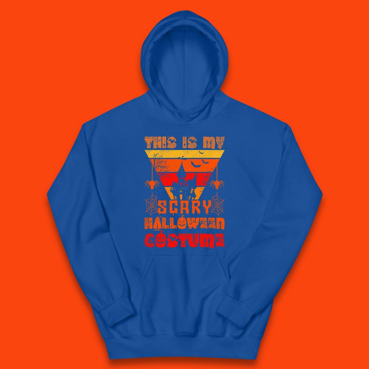 This Is My Scary Halloween Costume Spooky Haunted House Creepy Halloween Kids Hoodie