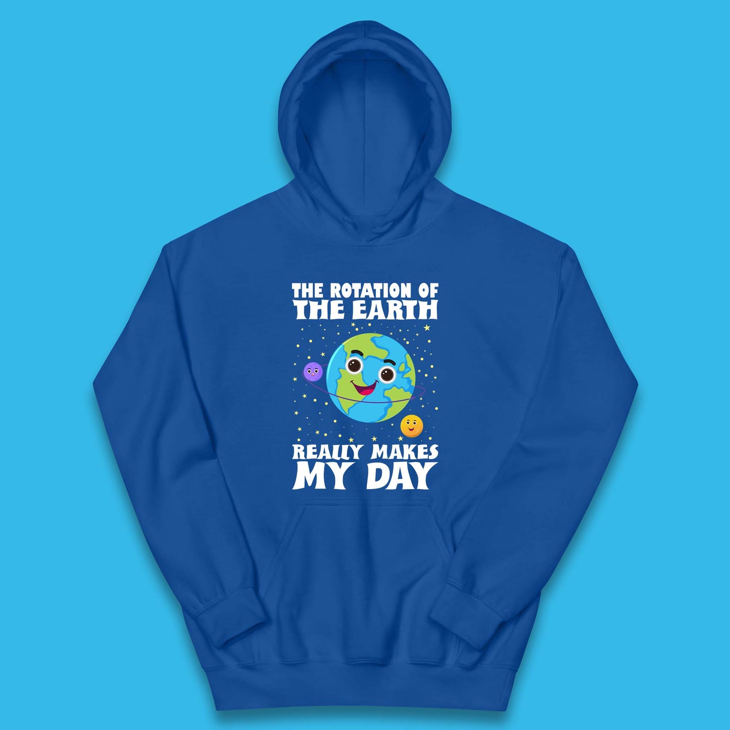 Rotation Of Earth Kids Hoodie