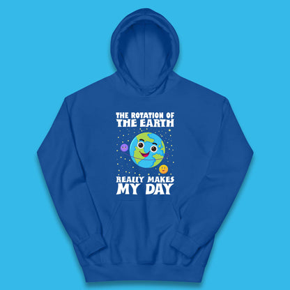 Rotation Of Earth Kids Hoodie