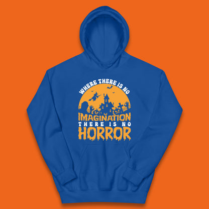 Where There Is No Imagination There Is No Horror Halloween Quote By Sir Arthur Conan Doyle Kids Hoodie