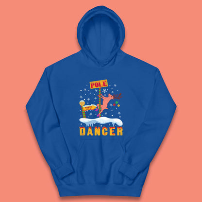North Pole Dancer Christmas Kids Hoodie