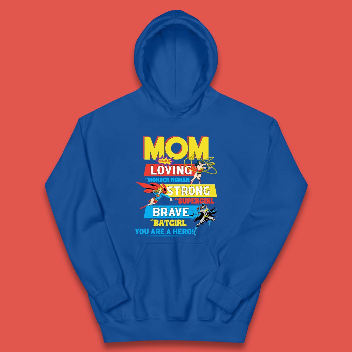 Mom You are Hero Kids Hoodie