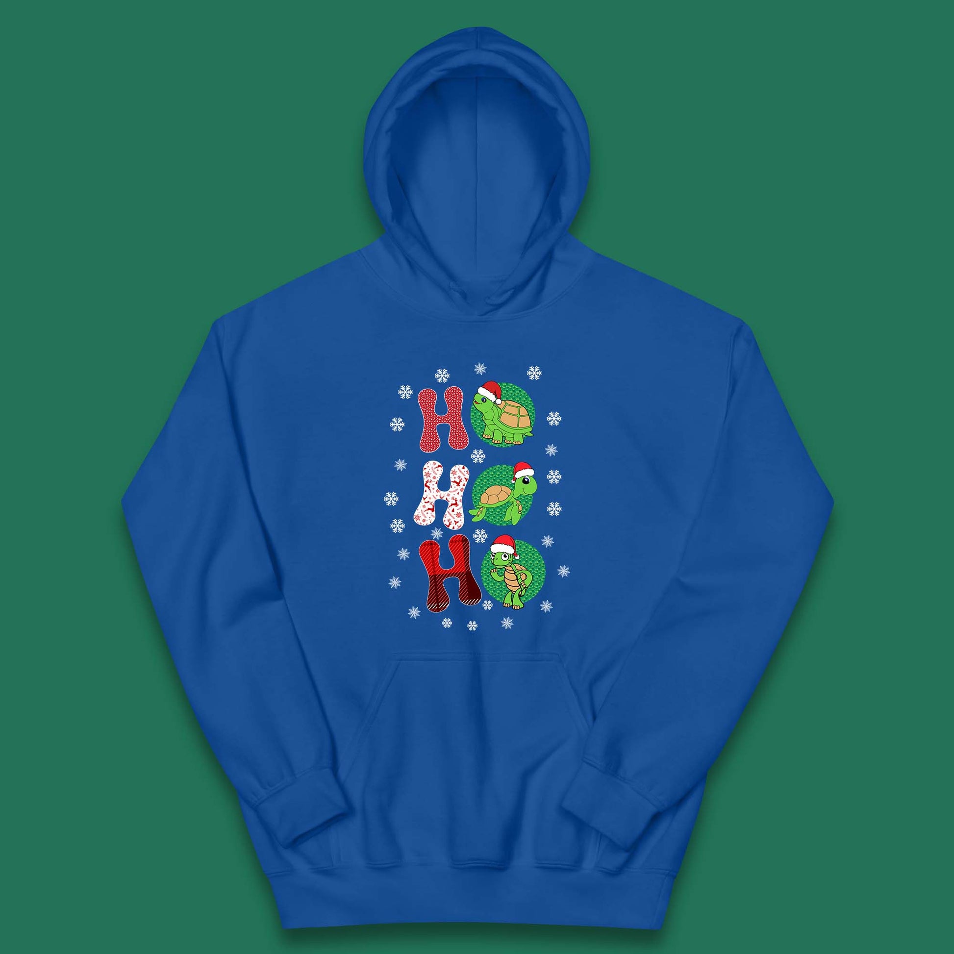 turtles santa kids hoodie
