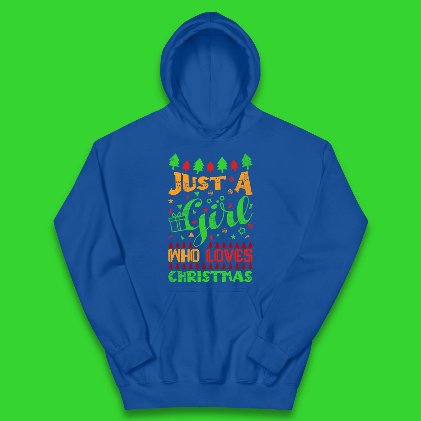 just a girl who loves christmas hoodie