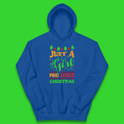 just a girl who loves christmas hoodie