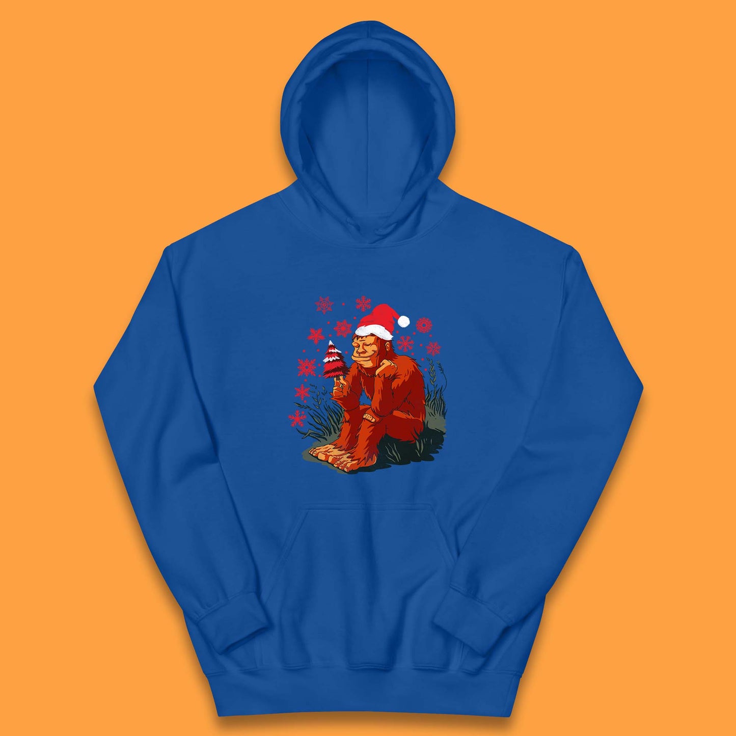 christmas bigfoot hoodie