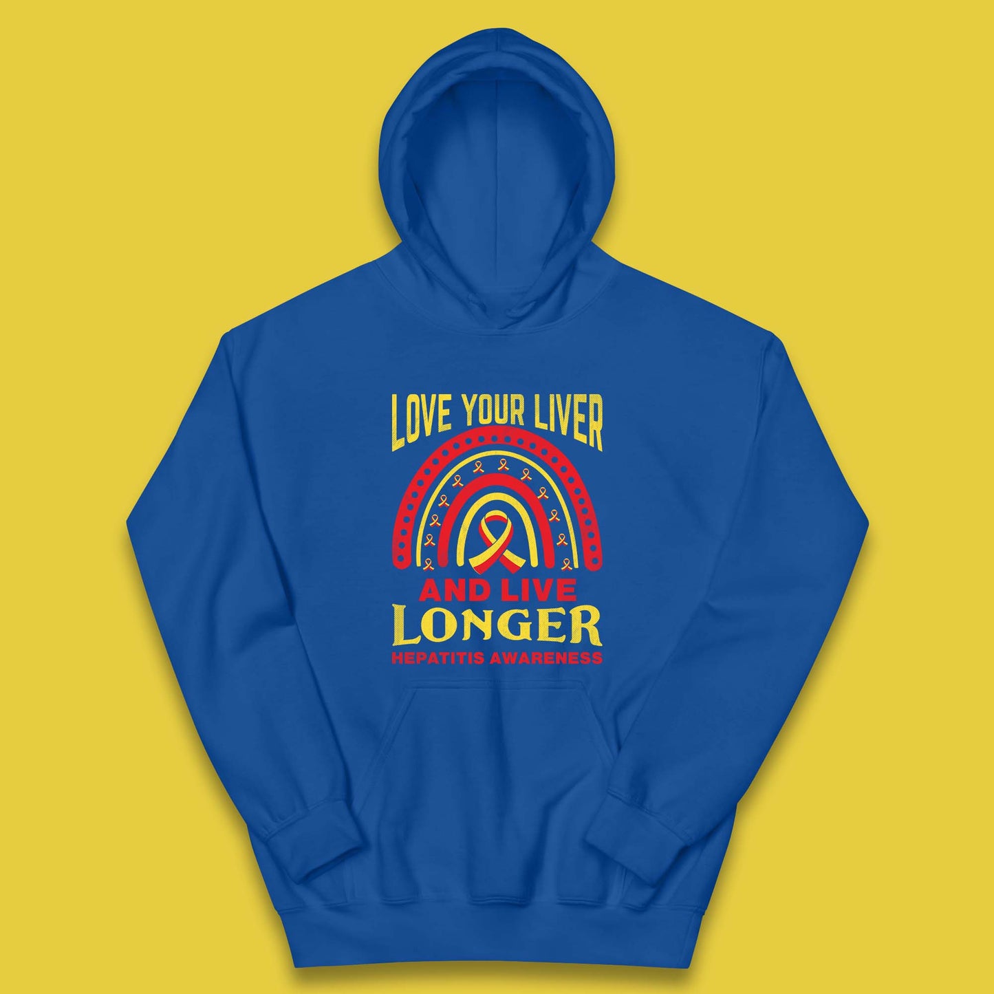 Hepatitis Awareness Kids Hoodie