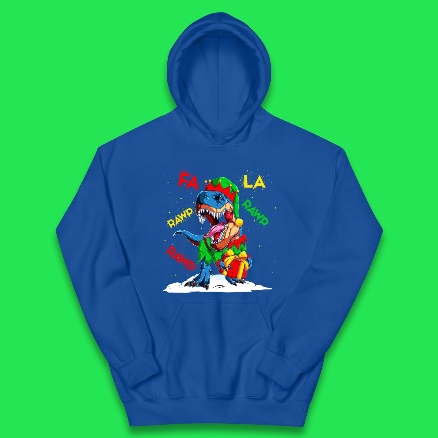 christmas dinosaur hoodie