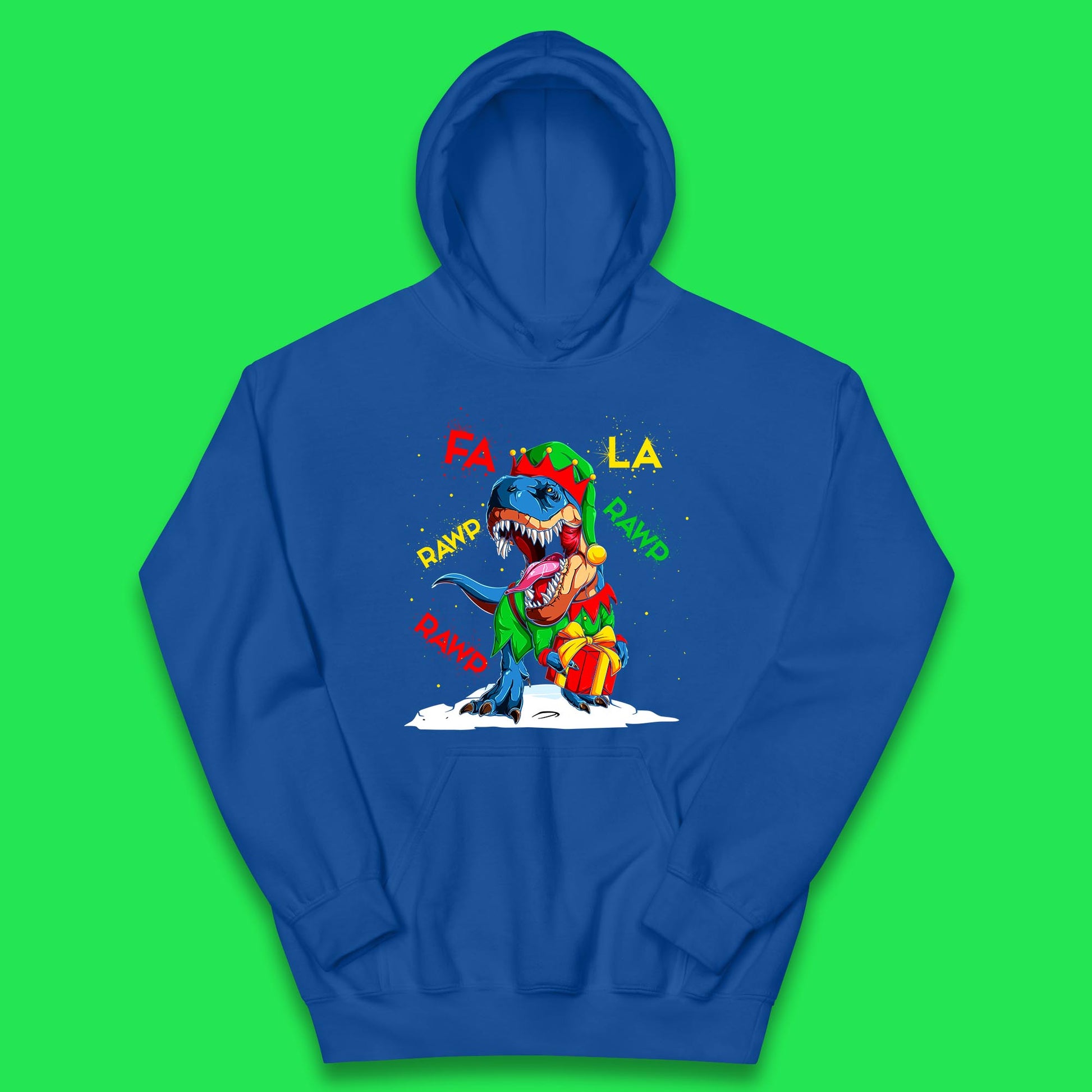 christmas dinosaur hoodie