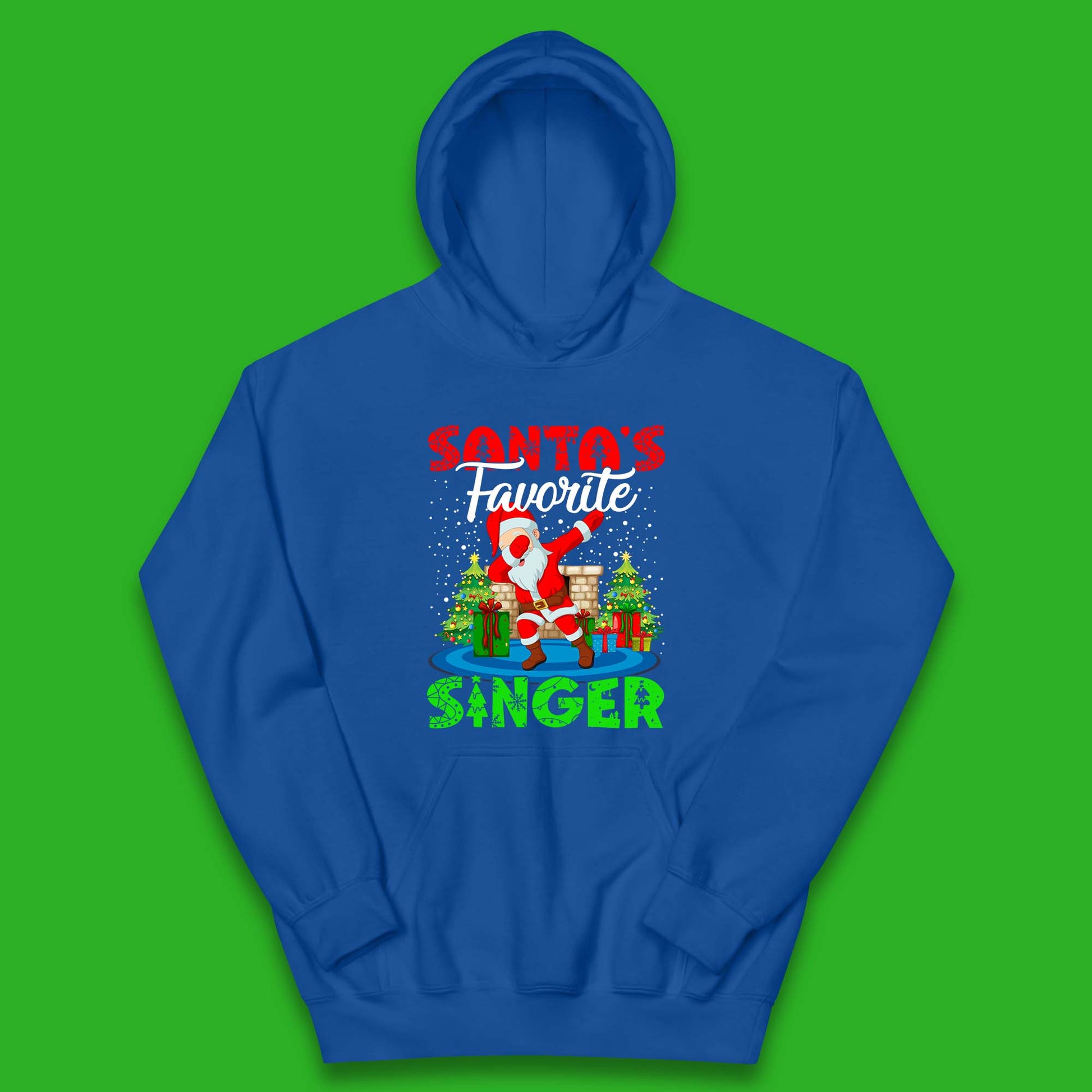 christmas dabbing santa hoodie