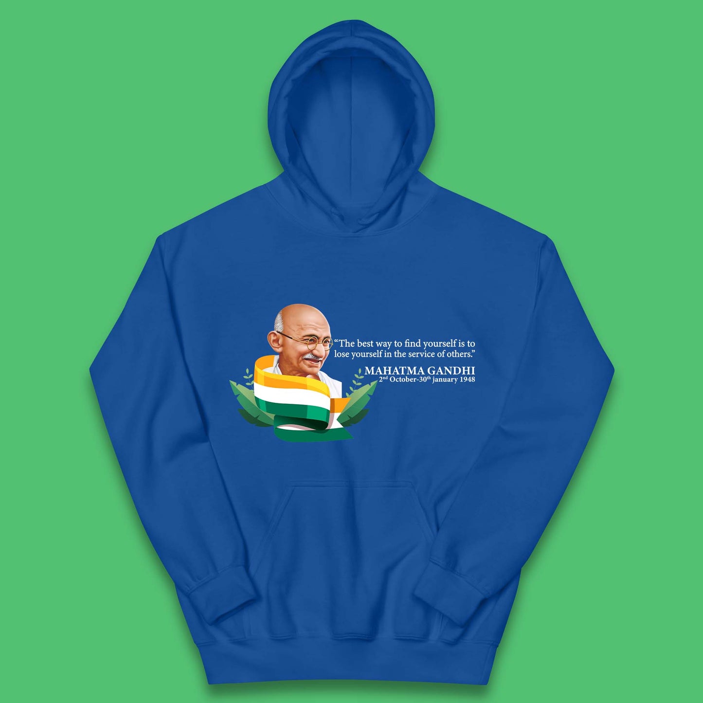 Mahatma Gandhi Quotes Kids Hoodie