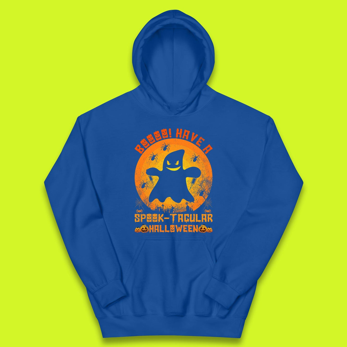 Boo Have A Spook Tacular Halloween Boo Ghost Horror Scary Spooky Season Kids Hoodie