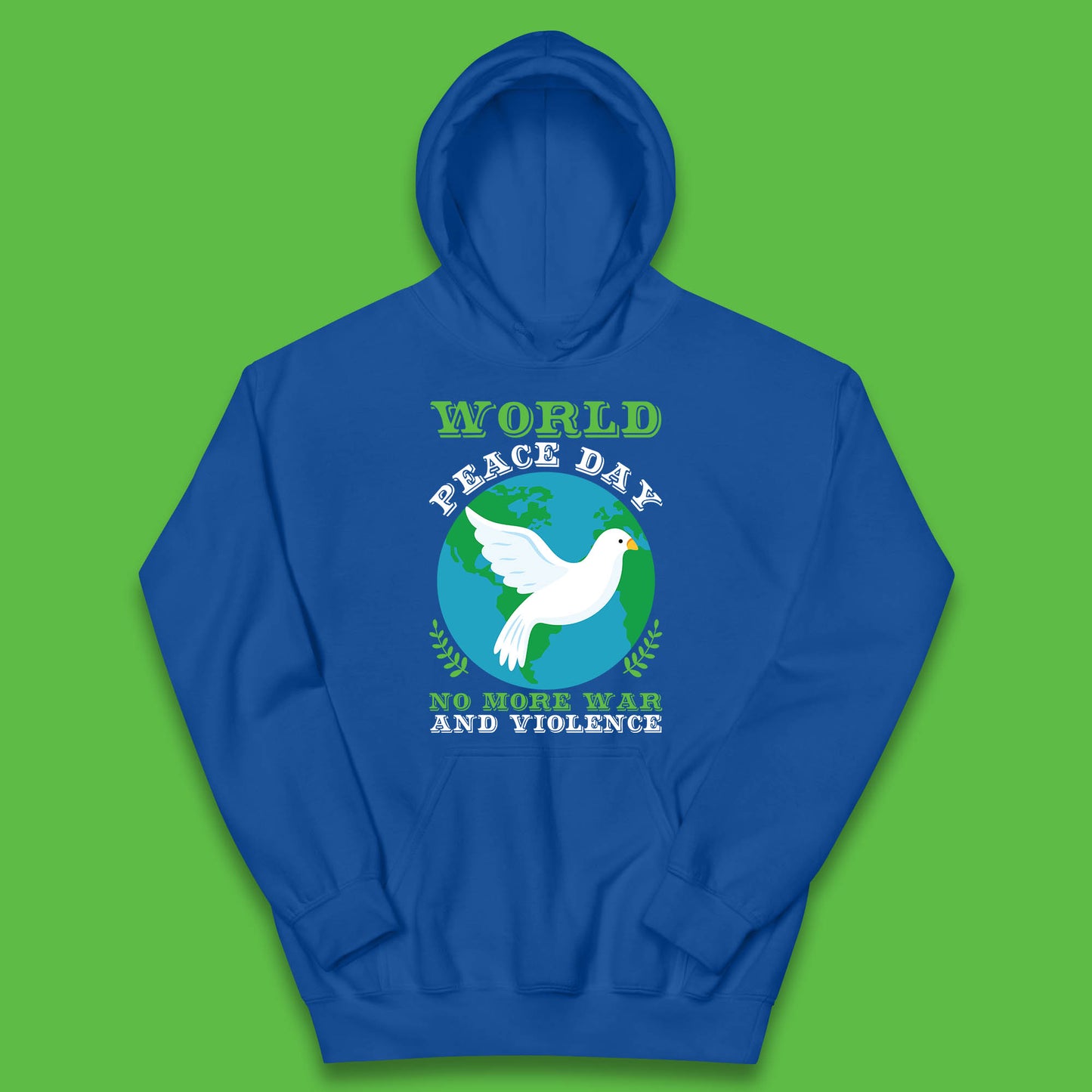 World Peace Day No More War And Violence Human Rights Stop War Kids Hoodie