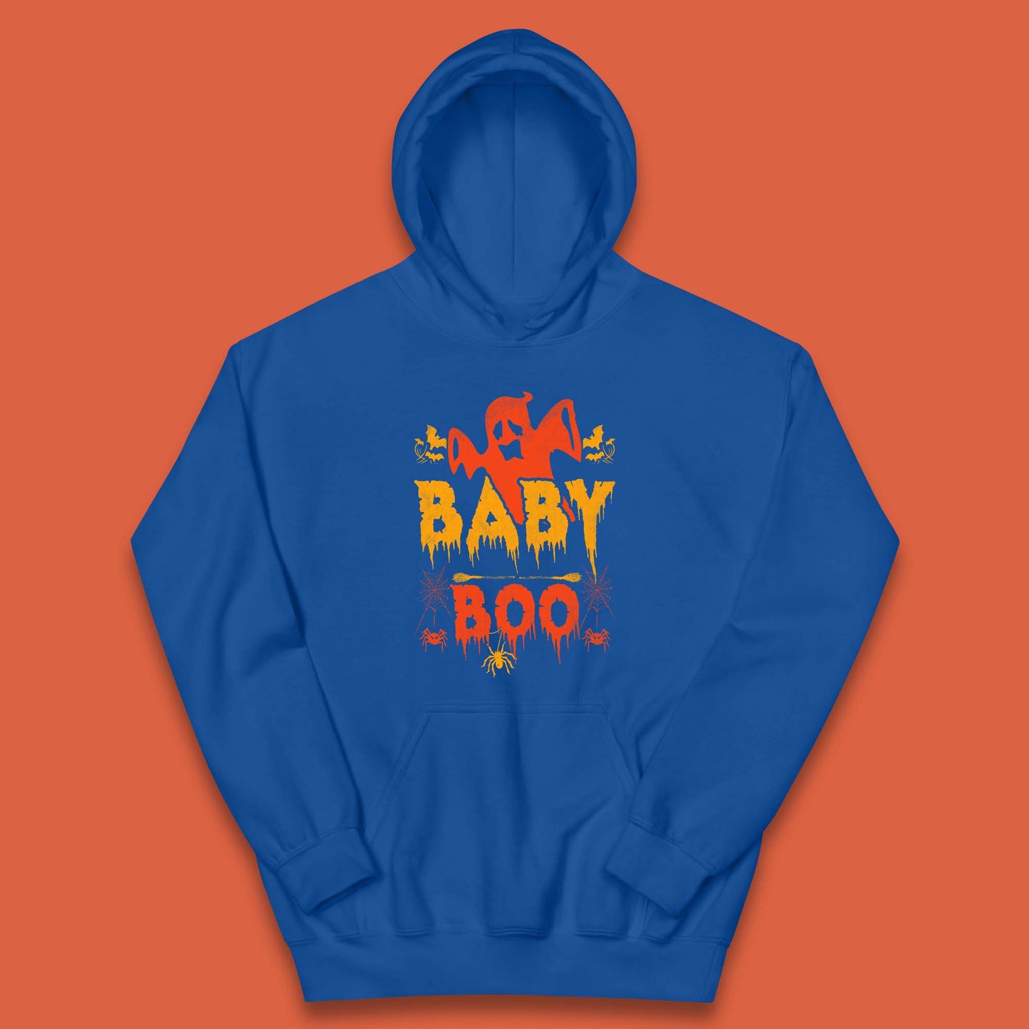 Baby Boo Happy Halloween Spooky Funny Baby Boo Ghost Kids Hoodie