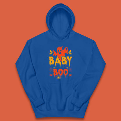 Baby Boo Happy Halloween Spooky Funny Baby Boo Ghost Kids Hoodie