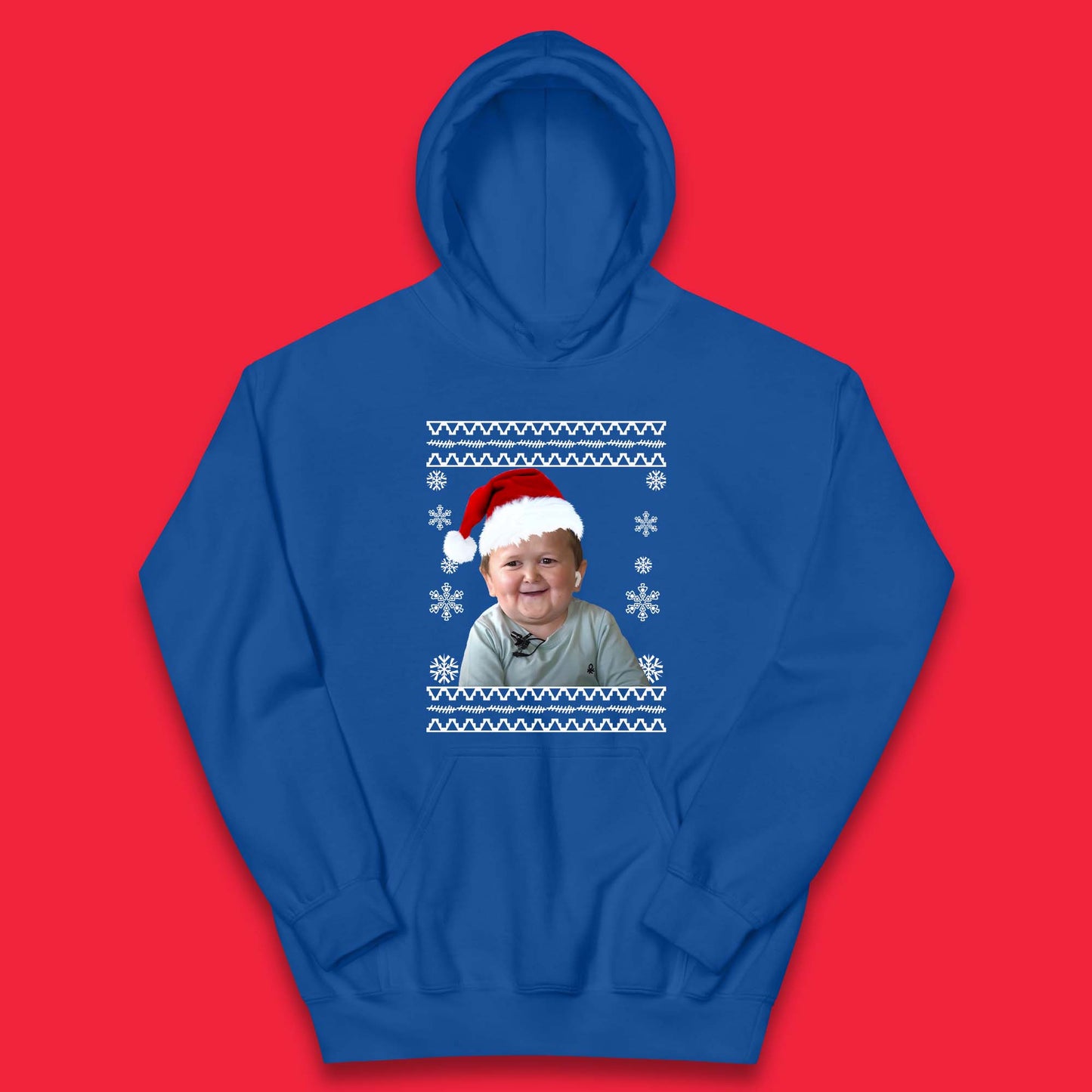Santa Hasbulla Magomedov Christmas Kids Hoodie