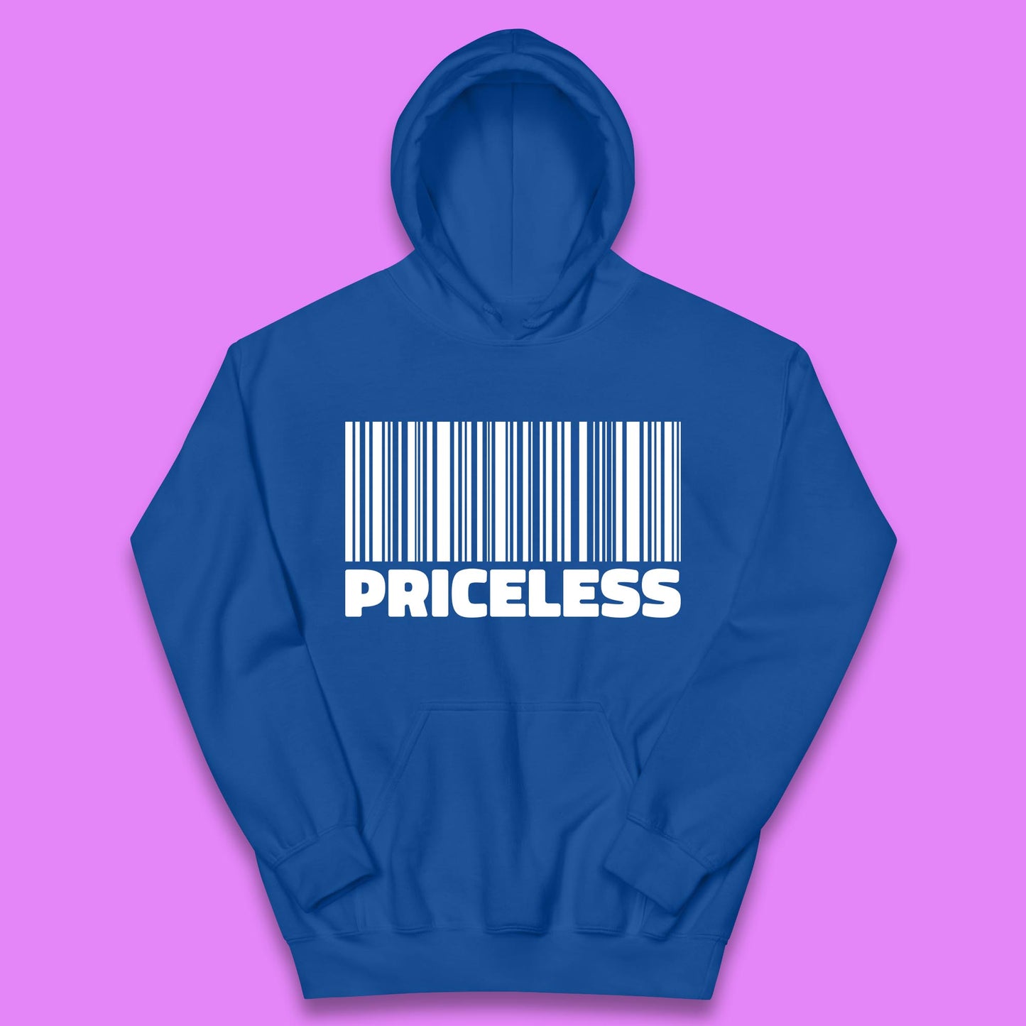 Scan For Priceless Barcode Funny Label Inspirational Empowerment Kids Hoodie