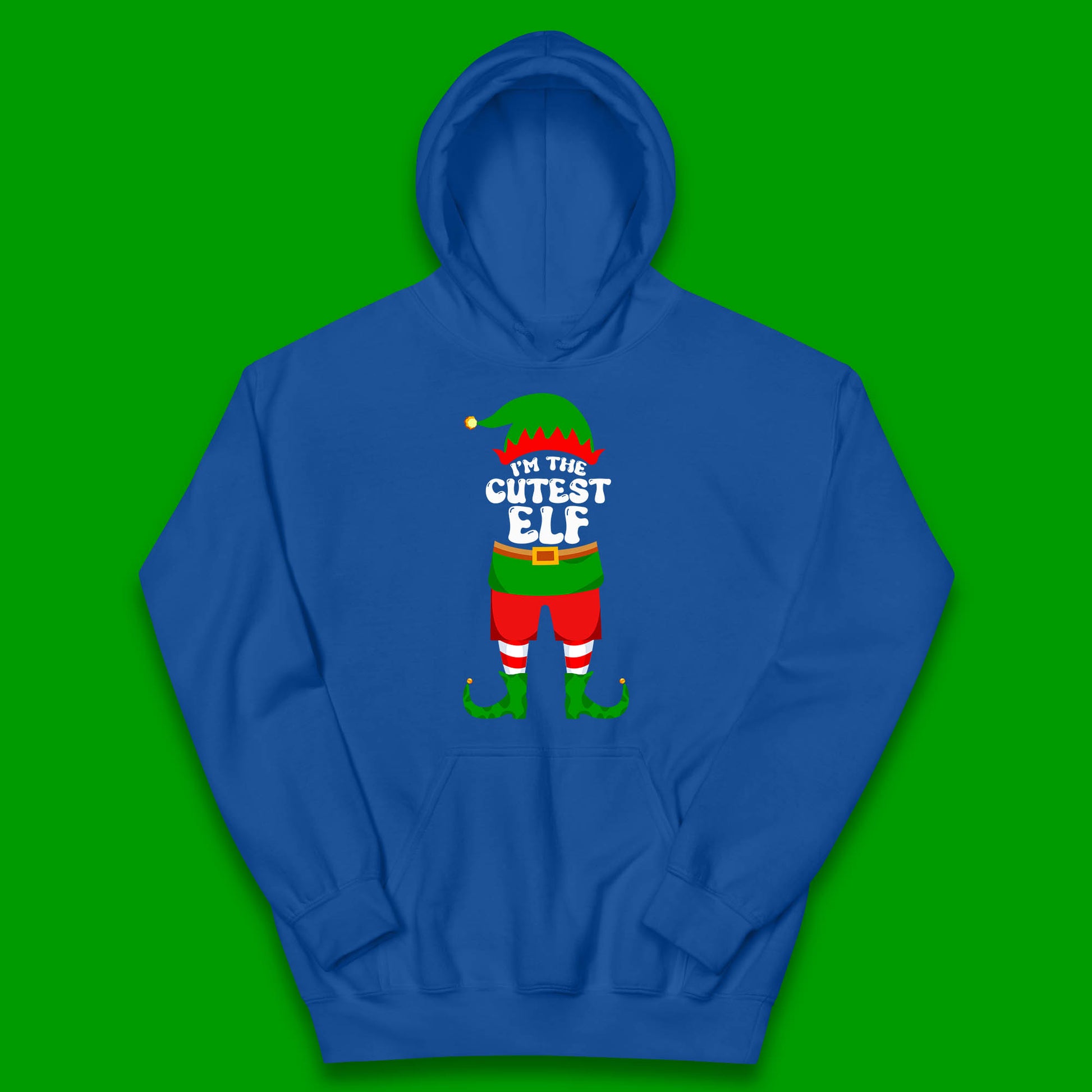 i'm the cutest elf christmas hoodie
