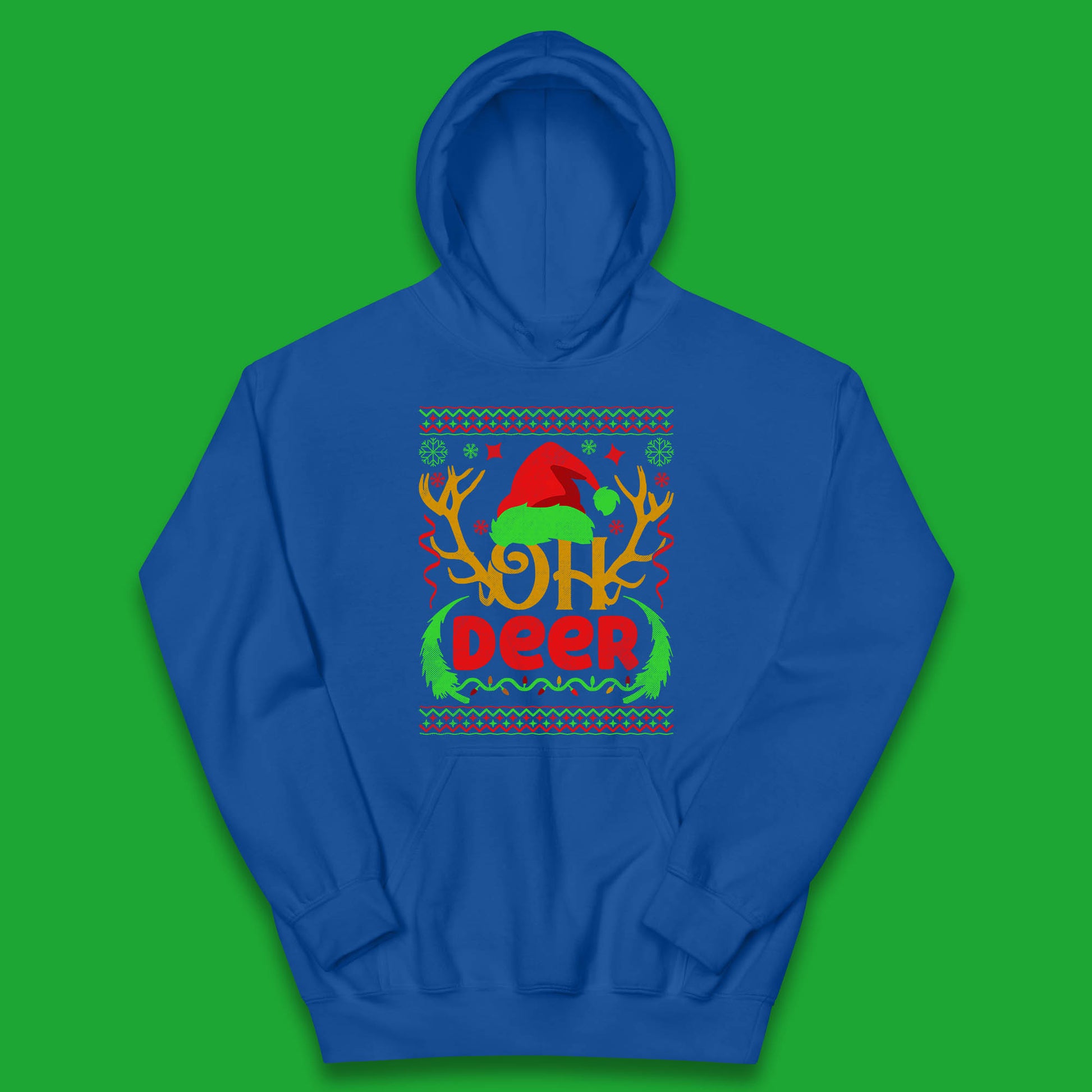 deer antlers christmas hoodie