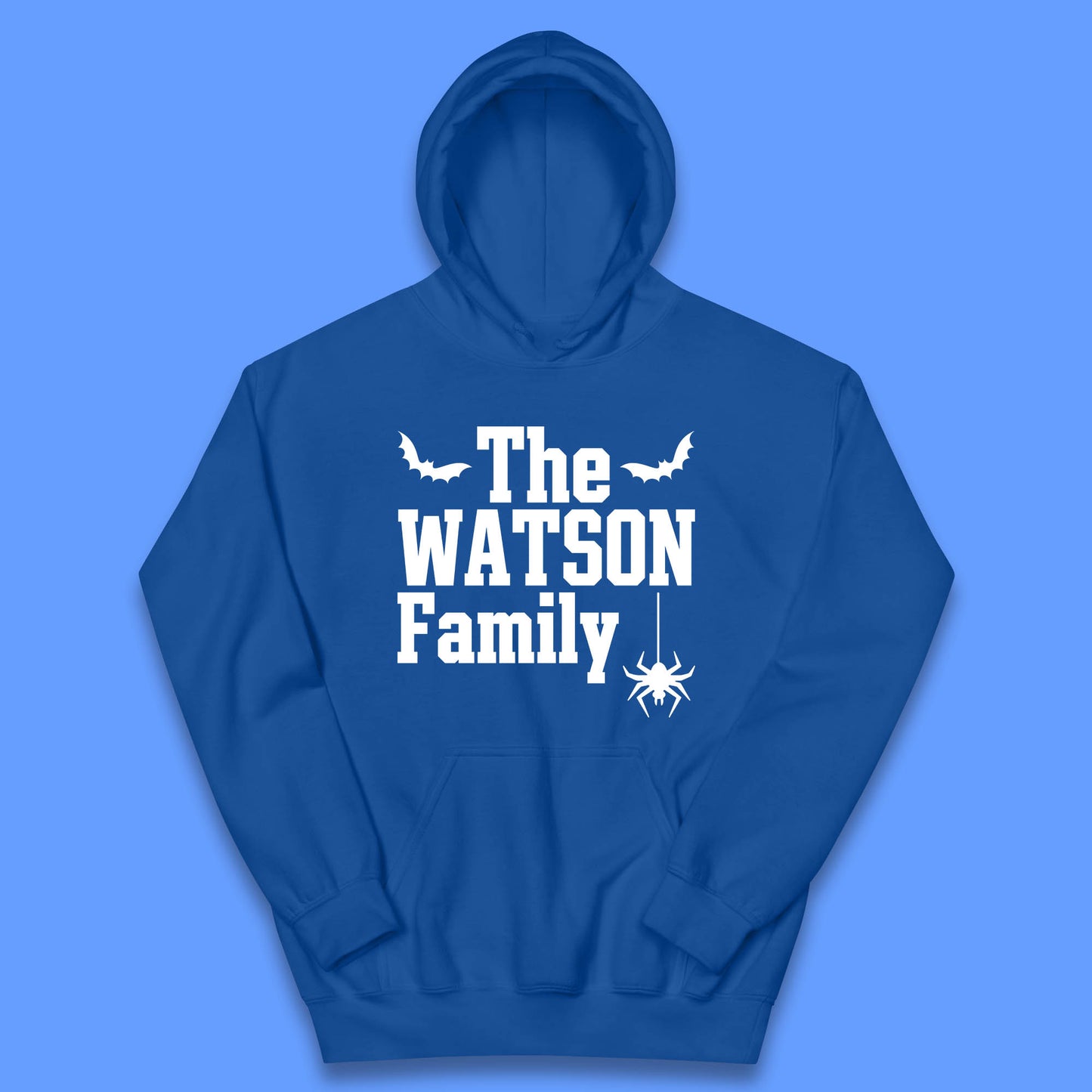 Personalised Halloween Family Your Name Horror Scary Spooky Matching Costume Kids Hoodie