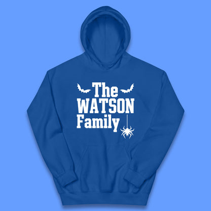 Personalised Halloween Family Your Name Horror Scary Spooky Matching Costume Kids Hoodie