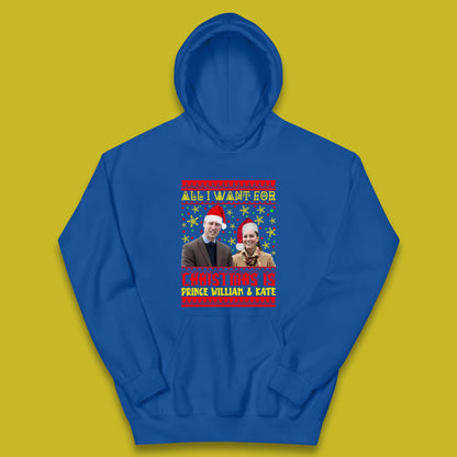 Prince William & Kate Christmas Kids Hoodie