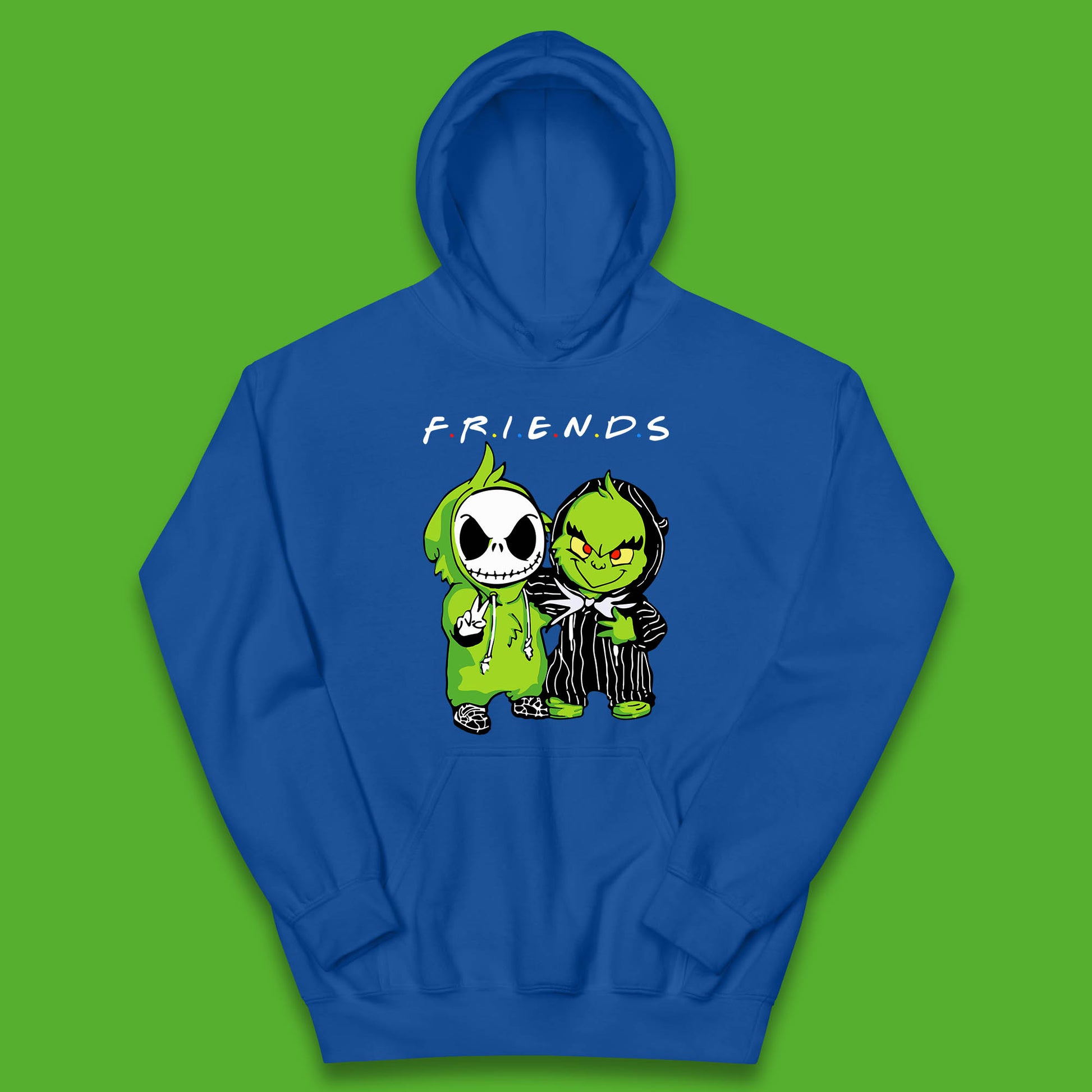 grinch and jack skellington hoodie